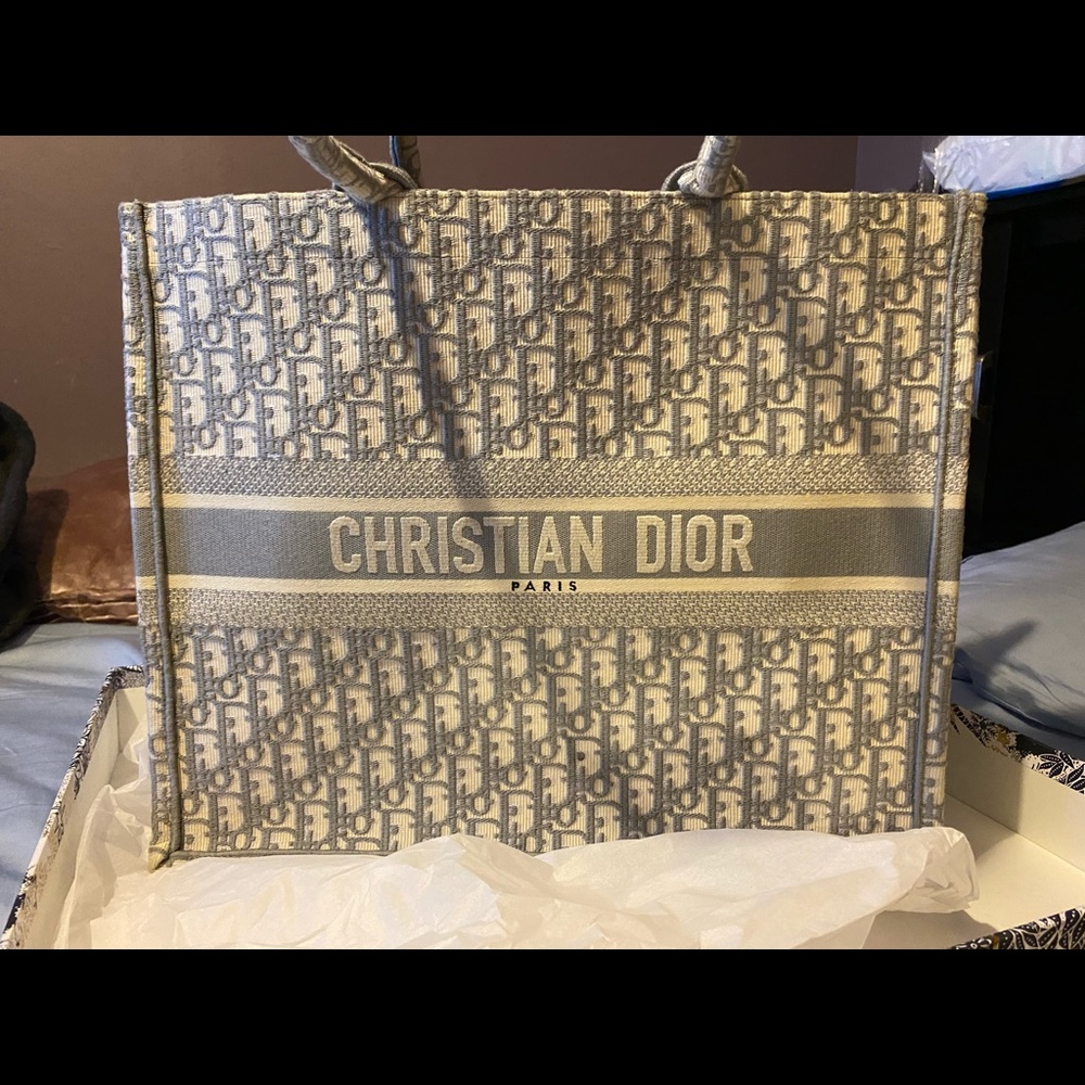 Dior book tote